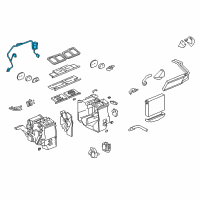 OEM Cadillac CTS Harness Asm, Heater & A/C Control Wiring Diagram - 25740398