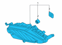 OEM Kia Forte LAMP ASSY-FR FOG, LH Diagram - 92201M7500