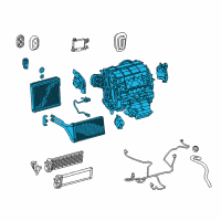 OEM 2019 Lexus RX450h Radiator Assembly, Air C Diagram - 87050-0E180