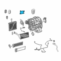 OEM 2021 Lexus RX450h HVAC Control Module Diagram - 886500E710