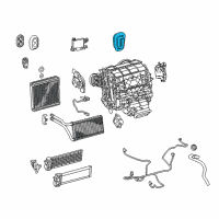 OEM 2022 Lexus RX450h Parts, Cooling Unit Diagram - 88899-0E040