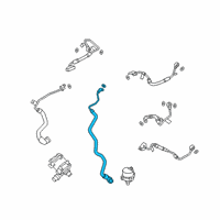 OEM BMW X7 COOLANT LINE, TURBOCHARGER S Diagram - 11-53-9-896-889