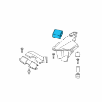 OEM 2011 BMW M3 Air Filter Element Diagram - 13-72-7-838-804