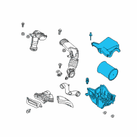 OEM 2016 Ford Focus Air Cleaner Assembly Diagram - CV6Z-9600-F