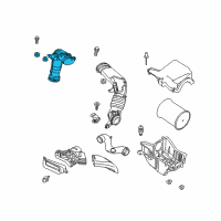 OEM Lincoln MKC Inlet Duct Diagram - CV6Z-9B659-B