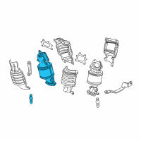 OEM 2014 Acura TL Exhaust Manifold Diagram - 18190-RK2-A00