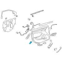 OEM Cadillac CTS Lock Switch Diagram - 25777730