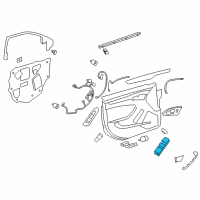 OEM 2012 Cadillac CTS Window Switch Diagram - 22810051