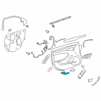 OEM 2007 Cadillac STS Glove Box Lamp Diagram - 10359030