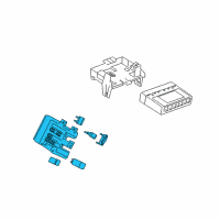 OEM 2009 Saturn Vue Junction Block Diagram - 20865690