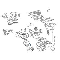 OEM Lexus Gasket, Timing Belt Cover, NO.3 Diagram - 11319-20010