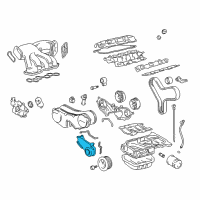 OEM Lexus ES300 Cover, Timing Belt, NO.1 Diagram - 11321-0A020