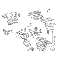 OEM Toyota Camry Cap Assembly Diagram - 12180-46031