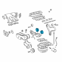 OEM 2000 Lexus ES300 Pulley, Camshaft Timing Diagram - 13523-20020