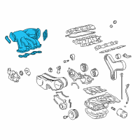 OEM 2005 Toyota Camry Plenum Diagram - 17109-20100