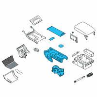 OEM 2021 Lincoln Aviator HOLDER - CUP Diagram - LC5Z-7813562-CA