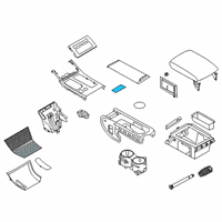 OEM 2022 Lincoln Aviator HOLDER - CUP Diagram - LC5Z-7813562-AA