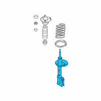 OEM 2007 Hyundai Tiburon Rear Right-Hand Shock Absorber Assembly Diagram - 55361-2C250