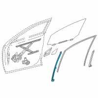 OEM 2015 Lexus NX300h Frame Sub-Assembly, Front Door Diagram - 67402-78010