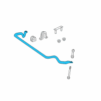 OEM Lincoln Navigator Stabilizer Bar Diagram - 8L1Z-5482-A