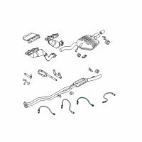 OEM 2006 BMW X3 Oxygen Sensor Diagram - 11-78-7-523-435