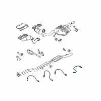 OEM 2005 BMW 525i Oxygen Sensor Diagram - 11-78-7-514-927