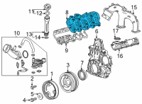 OEM 2020 Chevrolet Silverado 3500 HD Valve Cover Diagram - 12680249