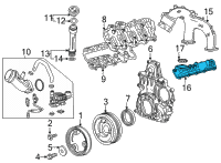 OEM 2020 Chevrolet Silverado 3500 HD Manifold Diagram - 12643886