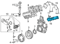 OEM 2018 Chevrolet Silverado 3500 HD Manifold Diagram - 12643886