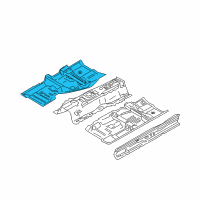 OEM Infiniti G37 Floor-Front, RH Diagram - G4320-JJ5MA