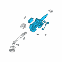 OEM 2021 Cadillac XT6 Column Assembly Diagram - 84900872