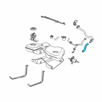 OEM 2006 Lincoln LS Filler Hose Diagram - 6W4Z-9047-AA