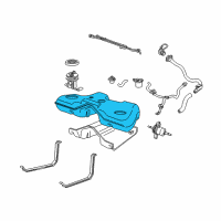 OEM 2006 Lincoln LS Fuel Tank Diagram - 6W4Z-9002-A