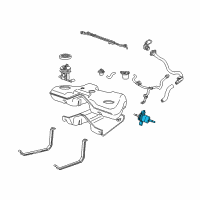 OEM 2005 Mercury Mountaineer Fuel Filter Diagram - 2C5Z-9155-BC