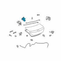 OEM 2007 Toyota Solara Hinge Diagram - 64520-06021