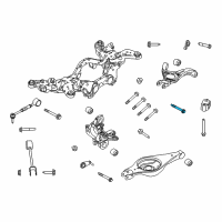 OEM 2020 Ford Mustang Rear Lower Control Arm Bolt Diagram - -W711479-S439