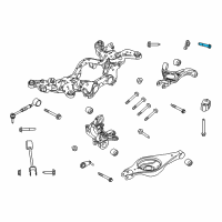 OEM 2010 Lincoln MKT Upper Control Arm Rear Bolt Diagram - -W713108-S439