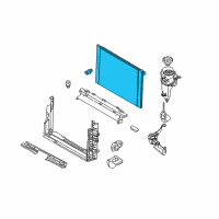 OEM 2009 BMW M6 Radiator Diagram - 17-11-2-282-732