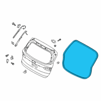 OEM Hyundai Santa Fe W/STRIP-Tail Gate OPNG Diagram - 81761-S2000