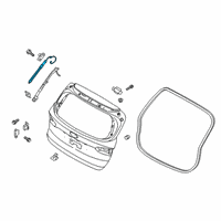 OEM Hyundai Santa Fe Drive Unit Assembly-PWR T/GATE, LH Diagram - 81831-S1100