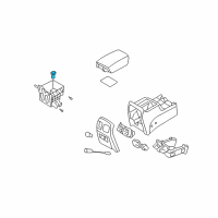 OEM 2014 Hyundai Azera Accessory Socket Assembly Diagram - 95120-3K701