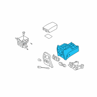 OEM 2010 Hyundai Azera Console-Rear Diagram - 84620-3L001-J9