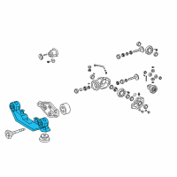 OEM 2013 Toyota Matrix Differential Mount Diagram - 52380-68010