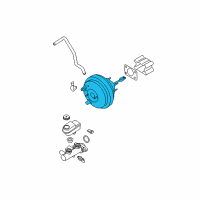 OEM 2019 Nissan Frontier Master Vacuum Assembly Diagram - 47210-ZP04B