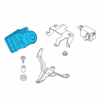 OEM BMW Z4 Dsc Hydraulic Unit Diagram - 34-51-6-795-705