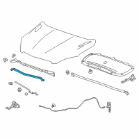 OEM 2015 Chevrolet Trax Front Weatherstrip Diagram - 95299479