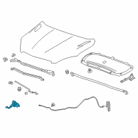 OEM 2016 Chevrolet Trax Latch Diagram - 42525395