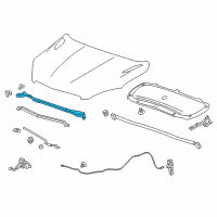 OEM 2019 Chevrolet Trax Front Weatherstrip Diagram - 94550173