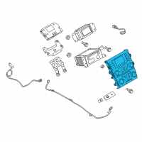 OEM 2013 Ford Fusion Climate Control Module Diagram - DS7Z18842A