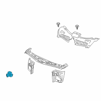 OEM 2005 GMC Savana 3500 Sensor, Ambient Air Temperature Diagram - 15936931